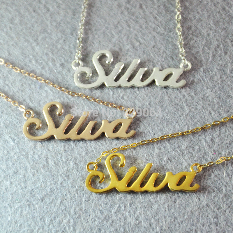 Stainless Steel Letter Pendant Clavicle Chain Exquisite Bracelet Chain Holiday Gift