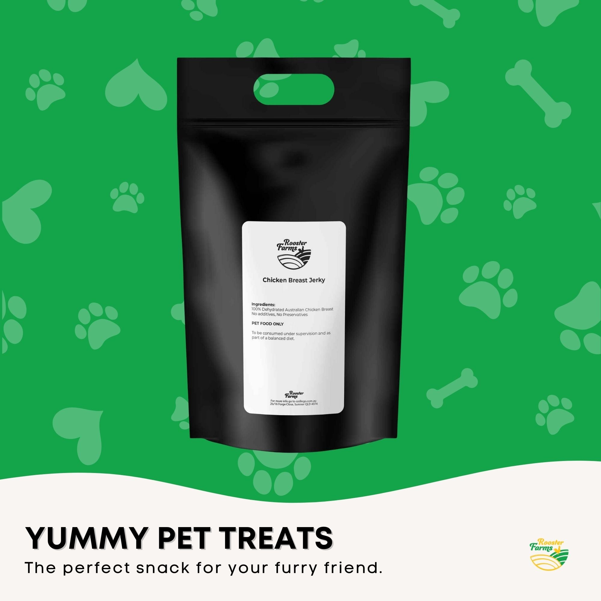 5Kg Dog Treat Chicken Breast Jerky - Dehydrated Australian Healthy Puppy Chew-3