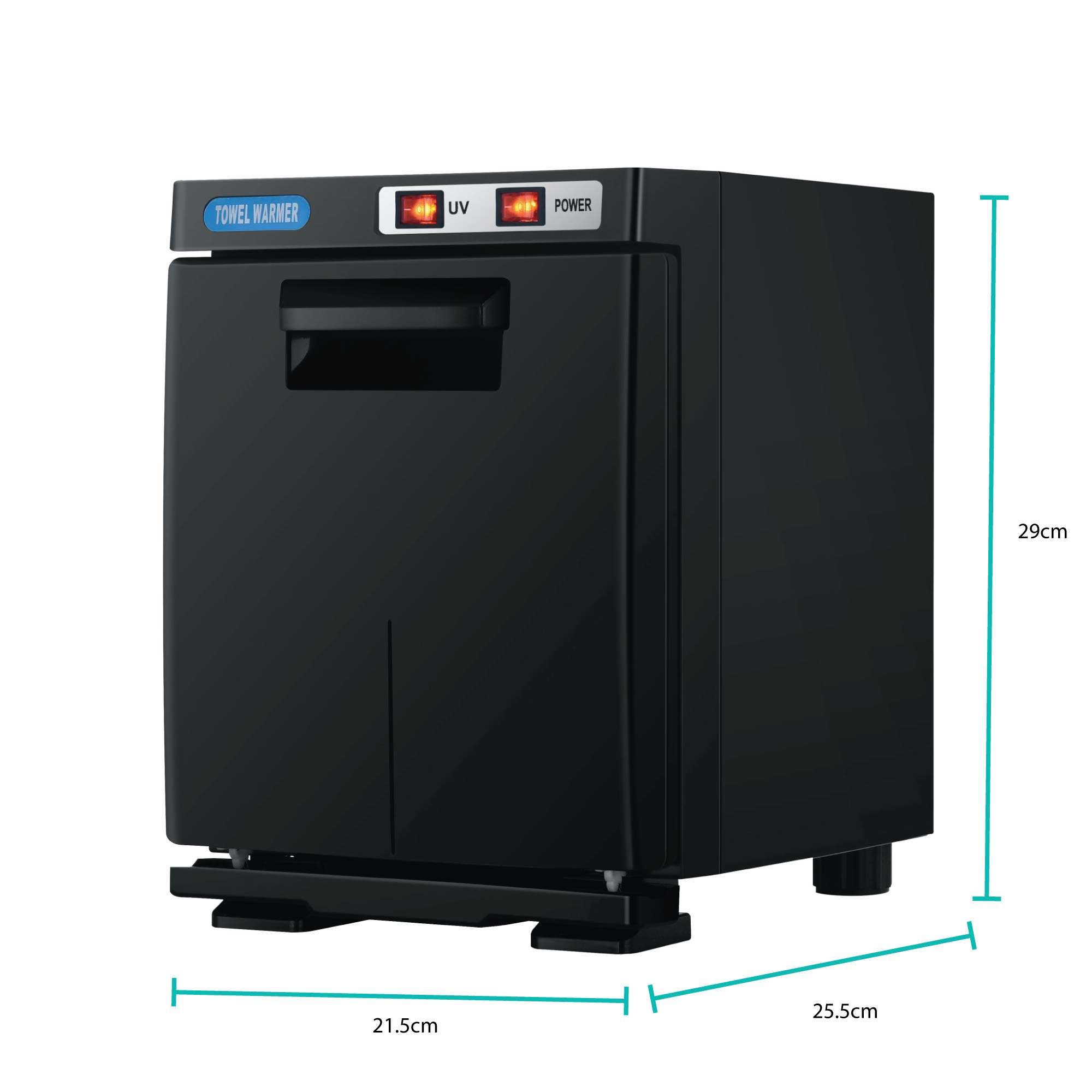 5L Black Electric Hand Towel Warmer Mini UV Steriliser Cabinet Hot Heater Sanitiser-2