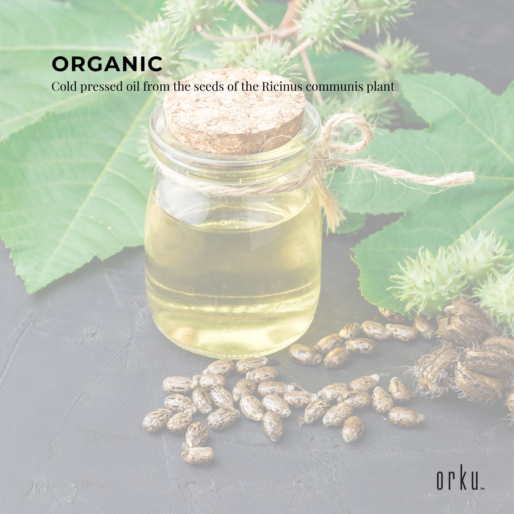 5L Organic Castor Oil - Hexane Free Cold Pressed Anti Oxidant Skin Hair Care-5