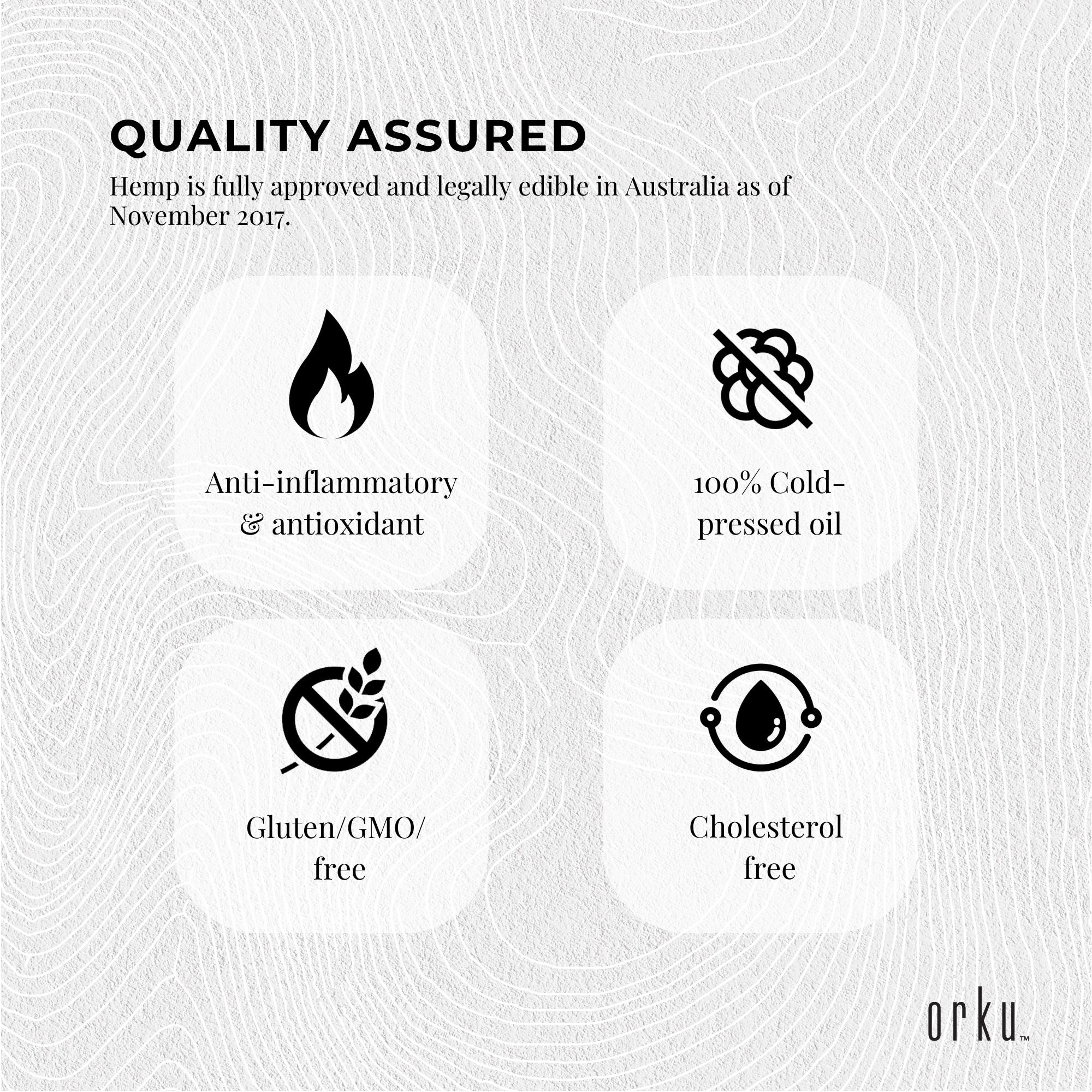 5L Organic Hemp Seed Oil - Cold Pressed Food Grade Healthy Oils Foods-7