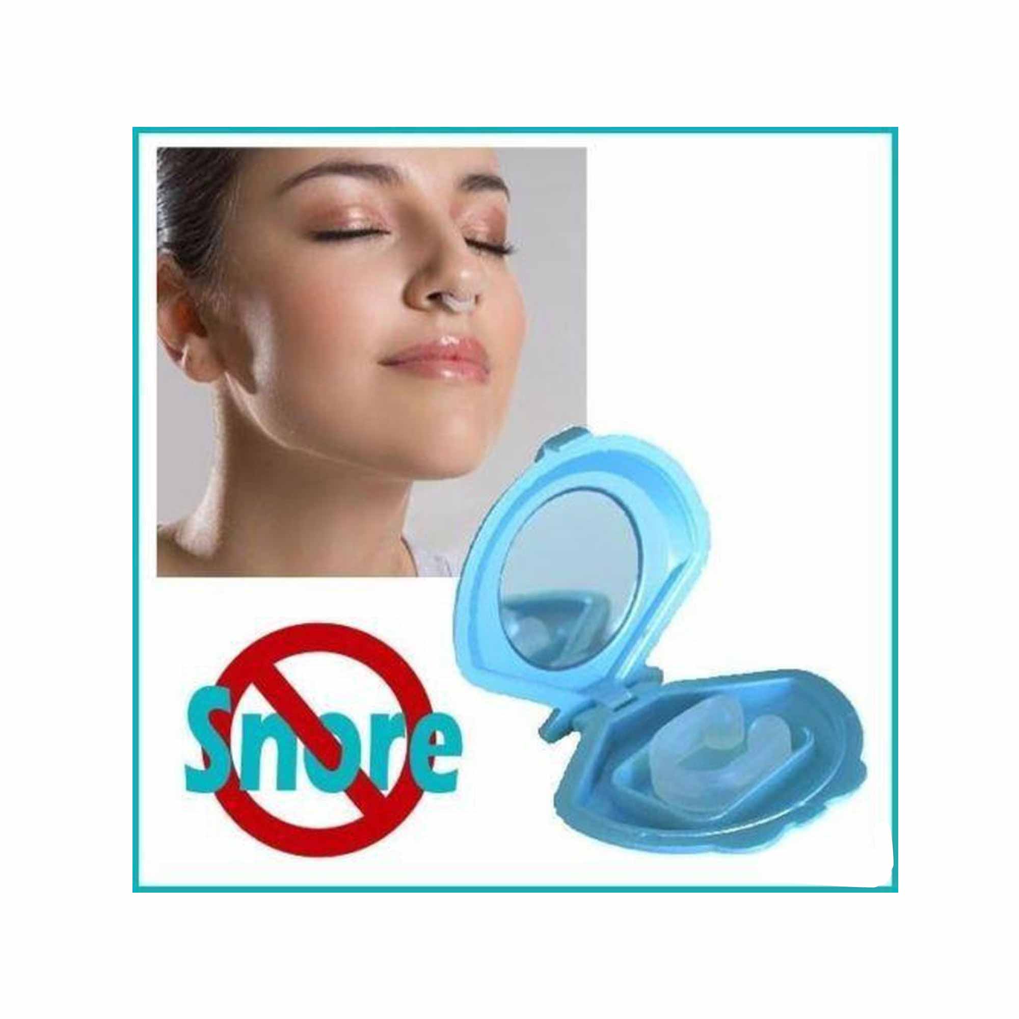 5x Anti Snoring Aid Nose Clips - Silicone Sleeping and Breathing Device-5