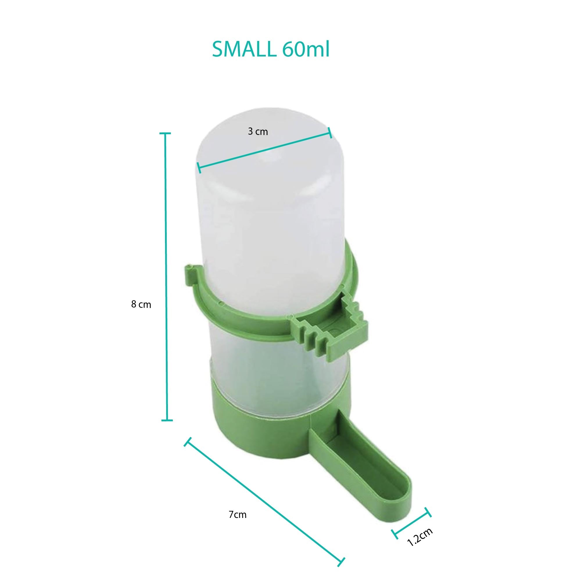 5x Bird Cage Water Dispenser Drinker Automatic Pet Parrot Budgie Cockatiel Aviary-5
