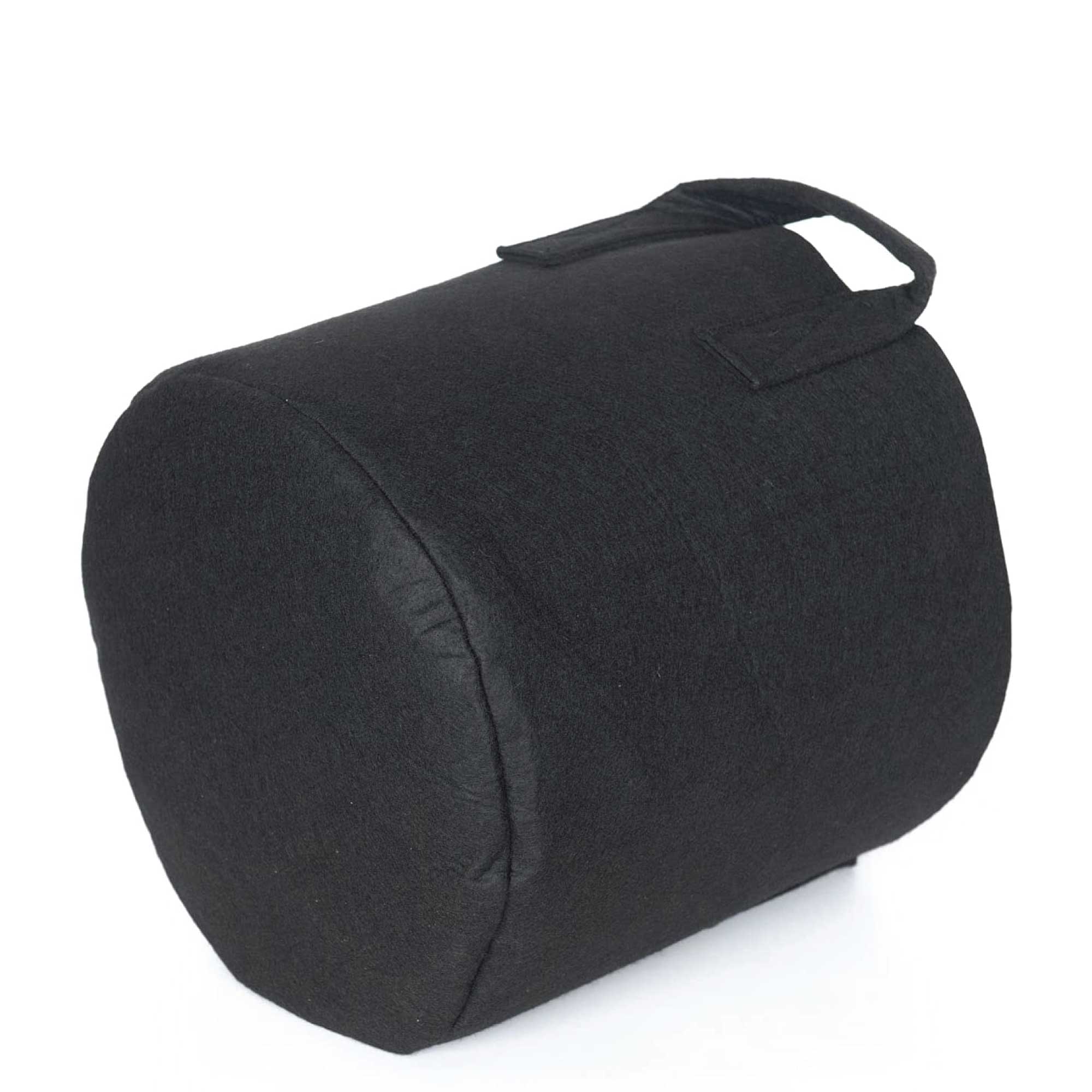 6 Pck 10 Gallon Fabric Flower Pots 38L Garden Planter Bags Black Felt Root Pouch-2