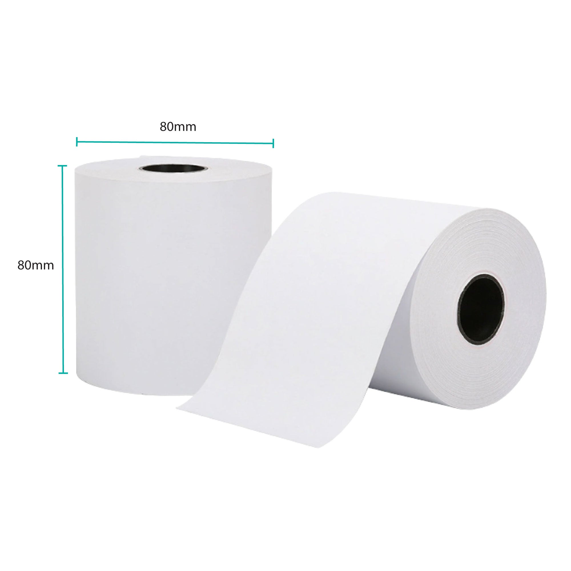 60x Thermal Paper Rolls 80x80mm - 47.5m Register EFTPOS POS Receipt Bulk-1