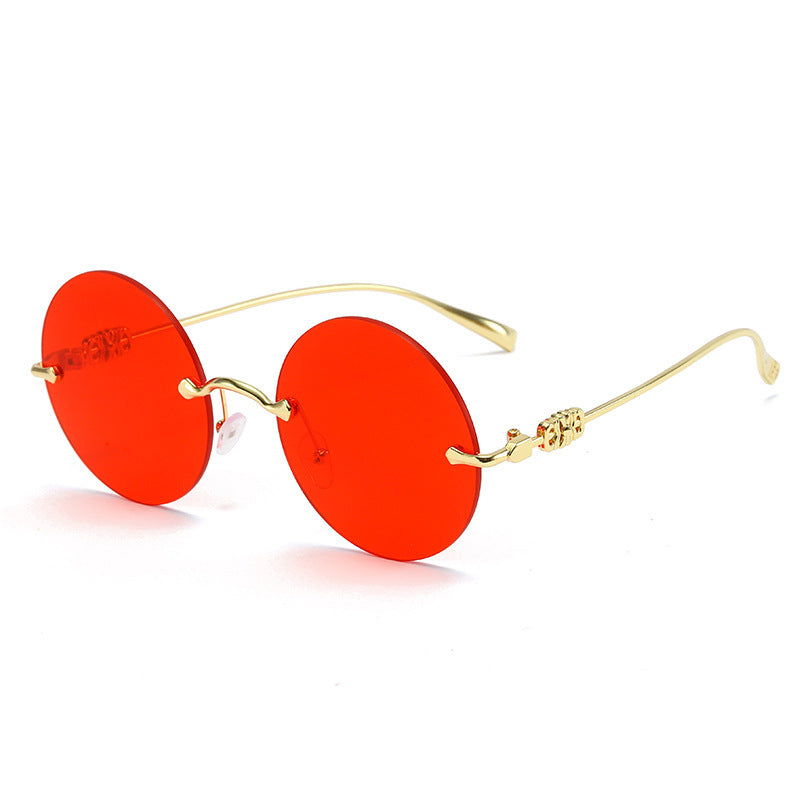 New Fashion Net Red Gradient Color Glasses
