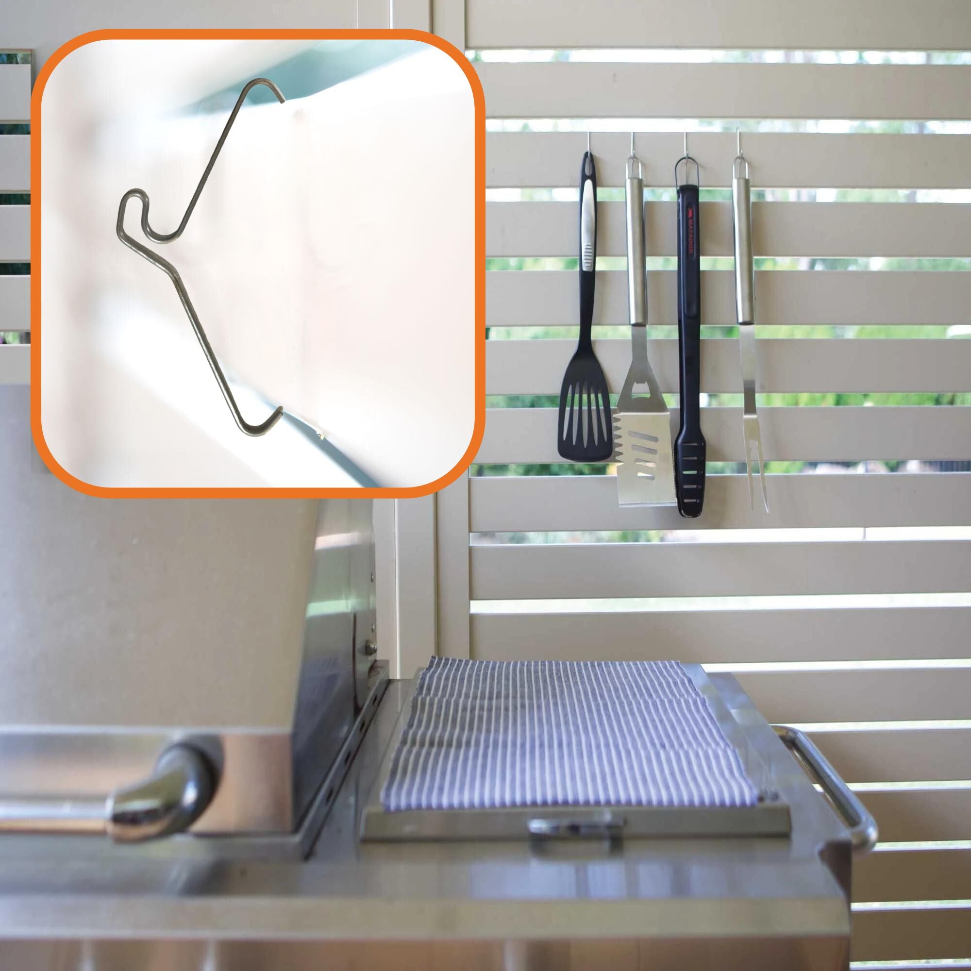 76mm (3") Brick Hooks - Wall Clips Hangers For Pictures Plants Decor-11