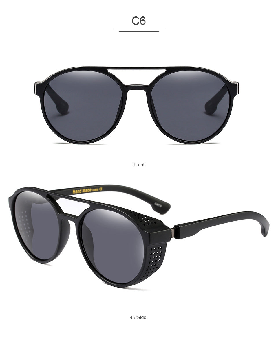 Trendy star with the new retro round sunglasses Fashion men and women glasses sunglasses