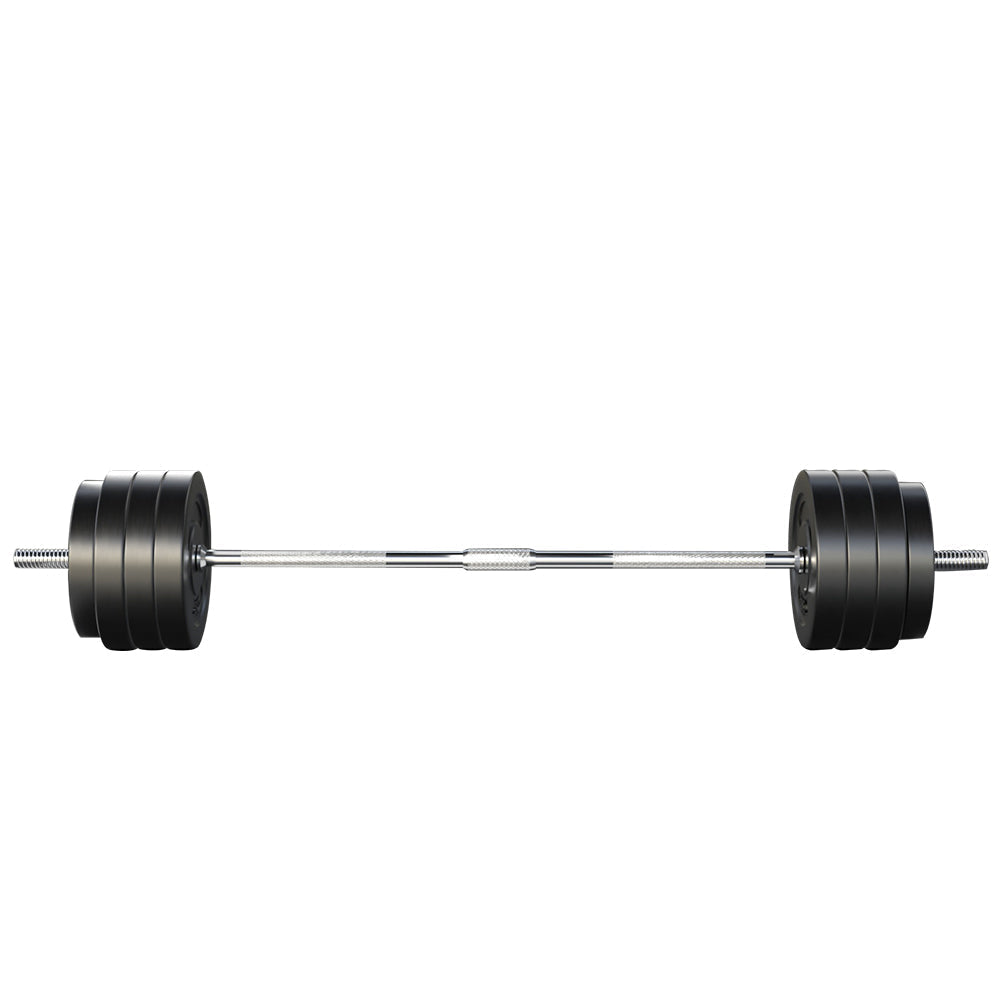 78KG Barbell Weight Set Plates Bar Bench Press Fitness Exercise Home Gym 168cm-2