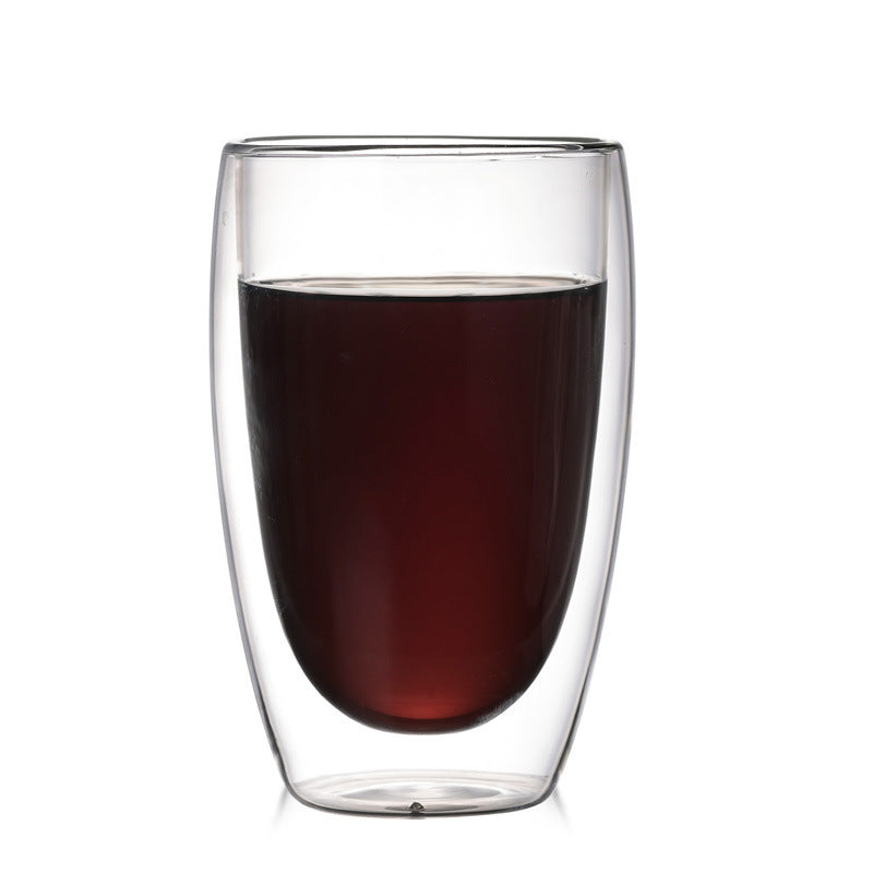 New 6Pcs Double shot Glass double Wall Espresso