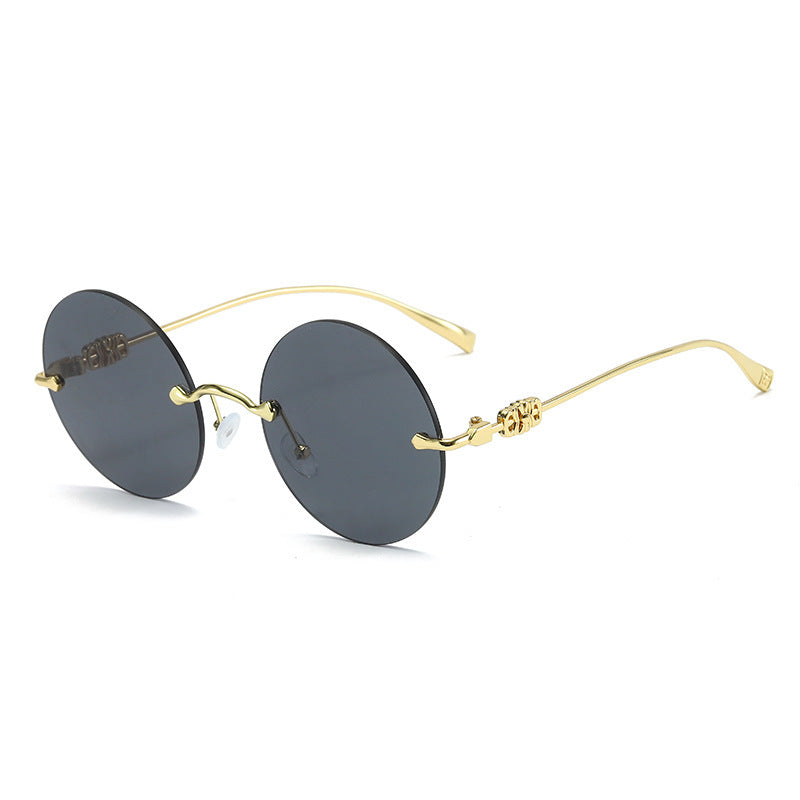 New Fashion Net Red Gradient Color Glasses