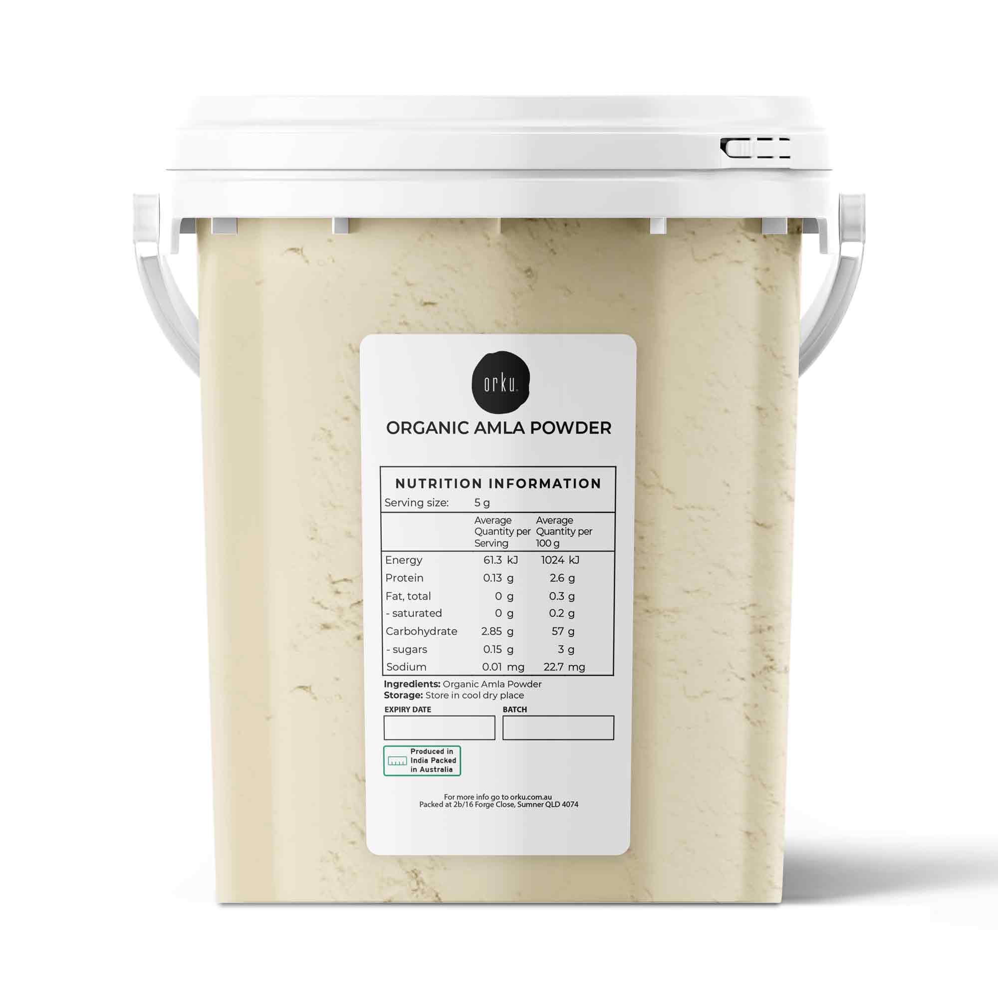 800g Organic Amla Powder Tub Indian Gooseberry Emblica Officinalis Supplement-0