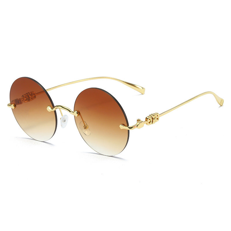 New Fashion Net Red Gradient Color Glasses
