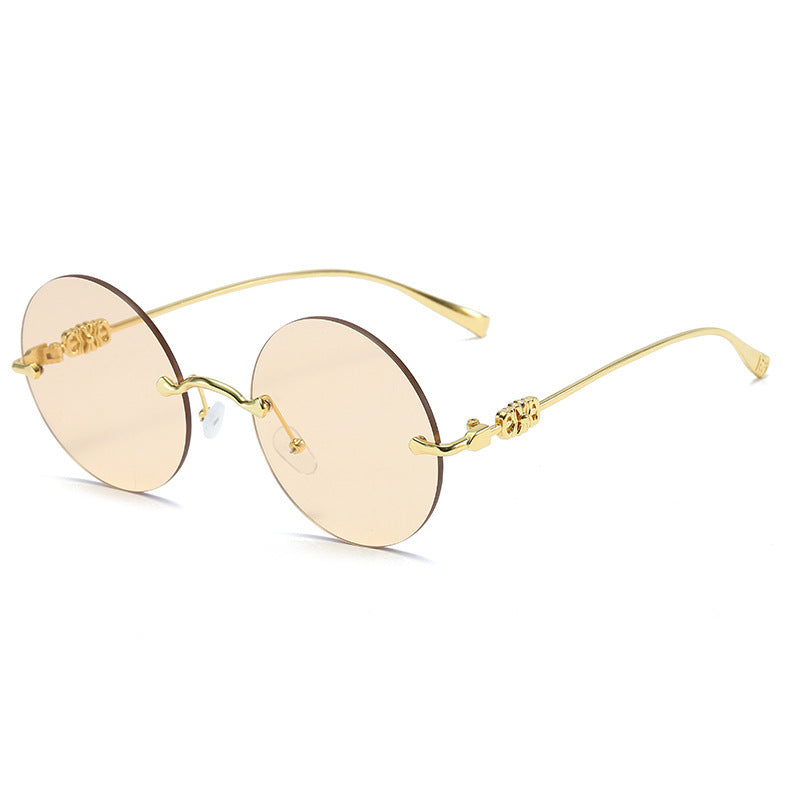New Fashion Net Red Gradient Color Glasses