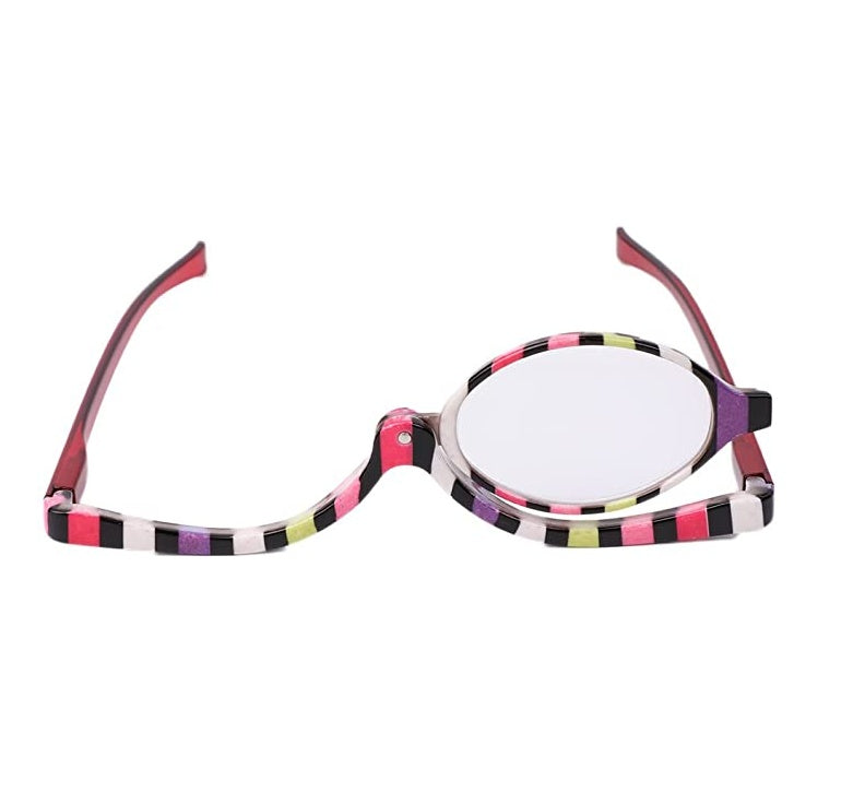 Reading glasses makeup glasses