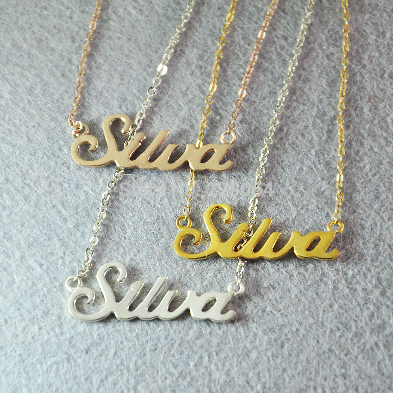 Stainless Steel Letter Pendant Clavicle Chain Exquisite Bracelet Chain Holiday Gift