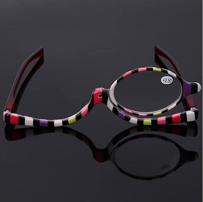 Reading glasses makeup glasses
