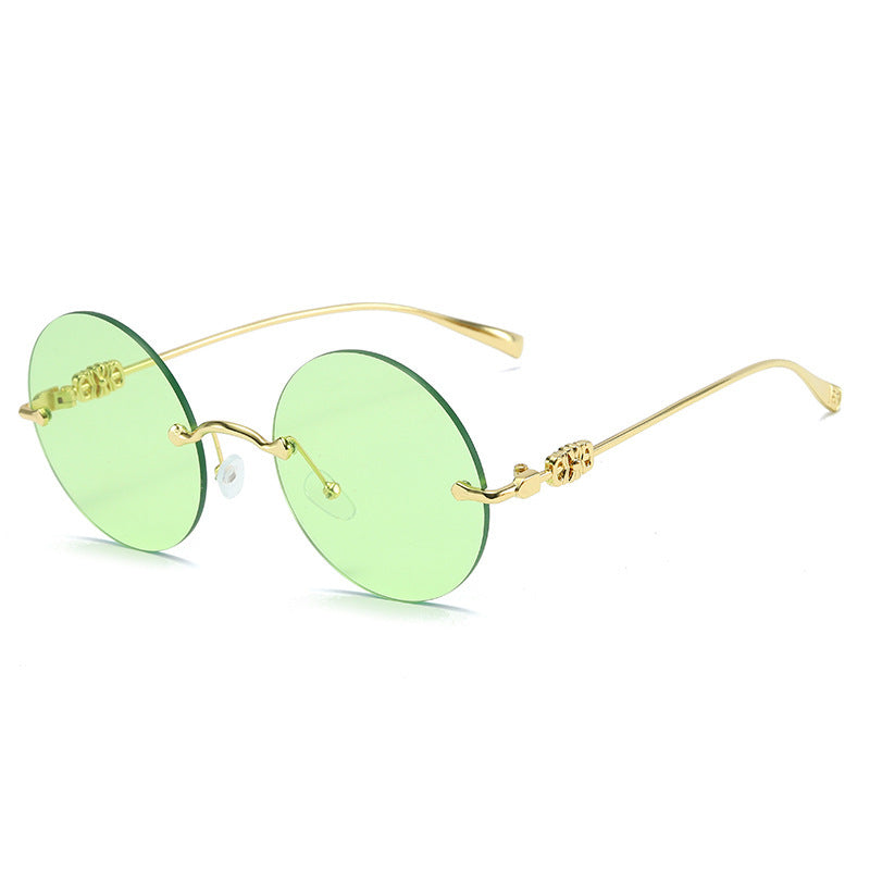 New Fashion Net Red Gradient Color Glasses