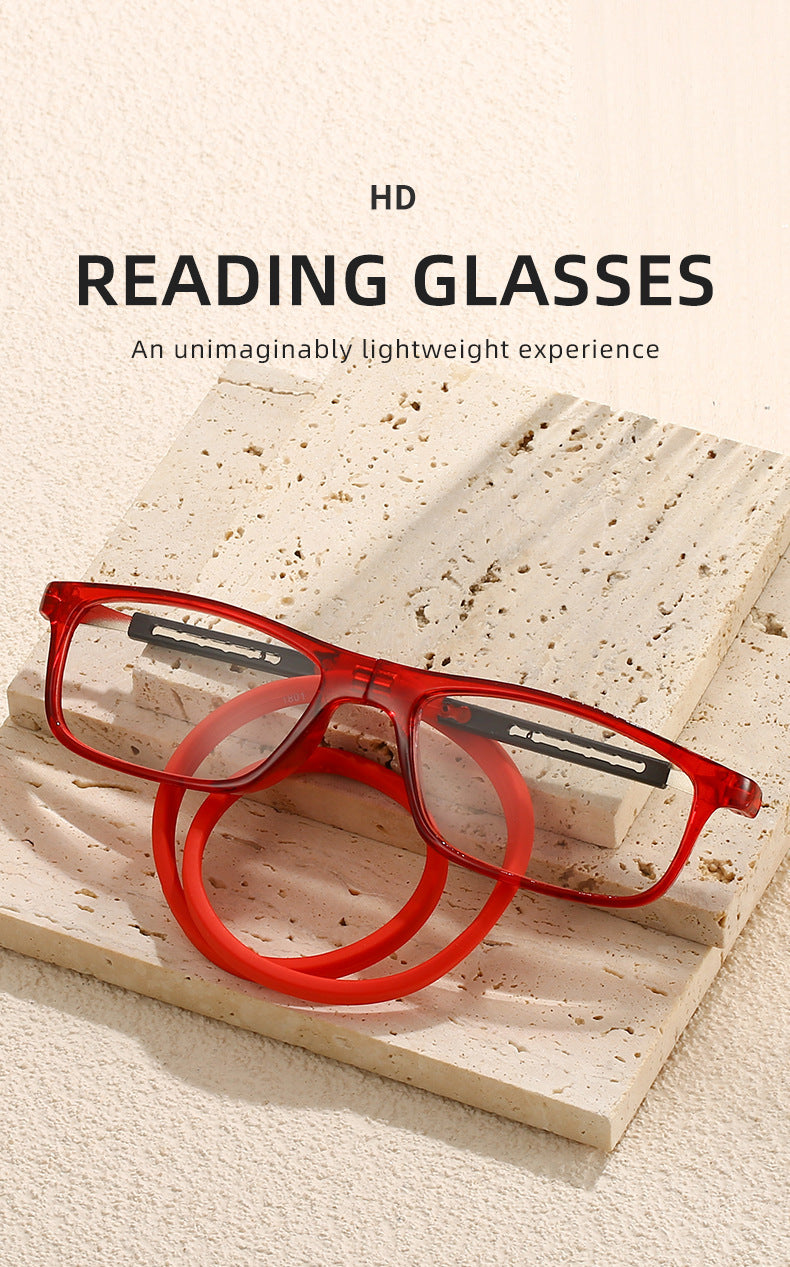 Men's And Women's Portable Halter Magnetic Reading Glasses