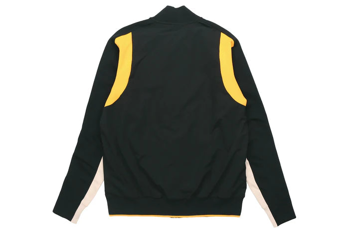 Adidas Mens Black/Black/Real Gold Vrct Comfy Collegiate Zipup Jacket-5