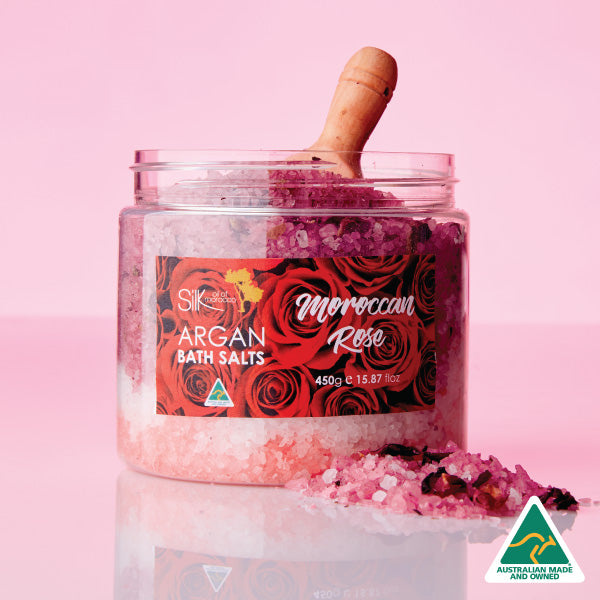 Argan Bath Salts - Moroccan Rose-2