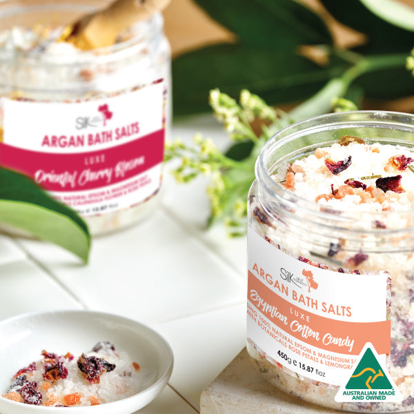 Argan Luxe Bath Salts - Egyptian Cotton Candy-3