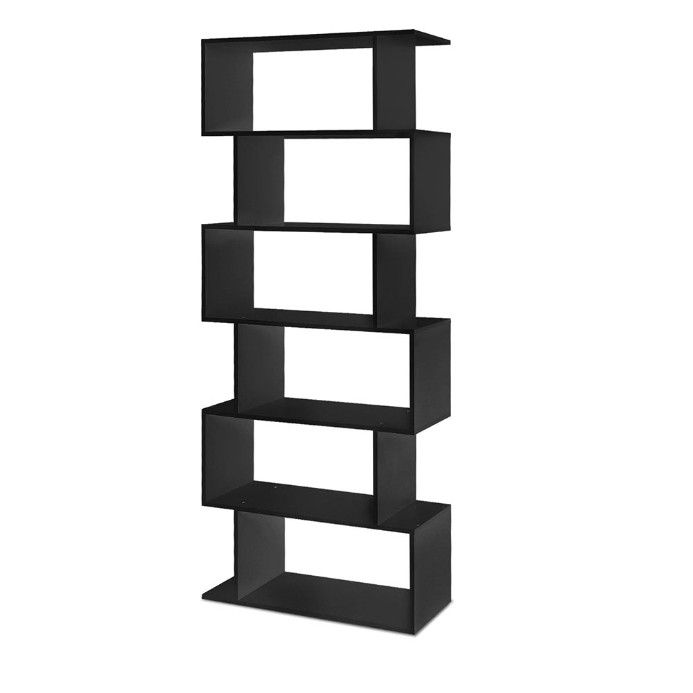 Artiss 6 Tier Display Shelf - Black-0