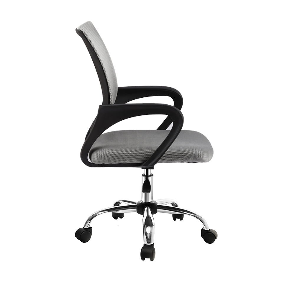 Artiss Office Chair Gaming Chair Computer Mesh Chairs Executive Mid Back Grey-3