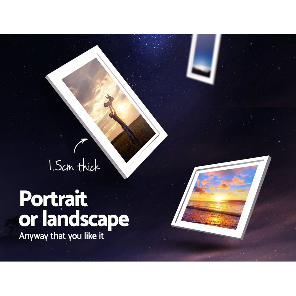 Artiss Photo Frames 26PCS  8x10in 5x7in 4x6in 3.5x5in Hanging Wall Frame White-2