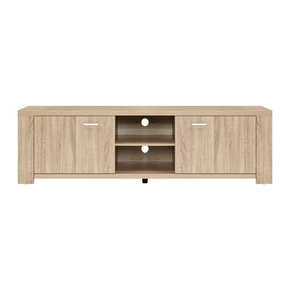 Artiss TV Cabinet Entertainment Unit TV Stand Display Shelf Storage Cabinet Wooden-2