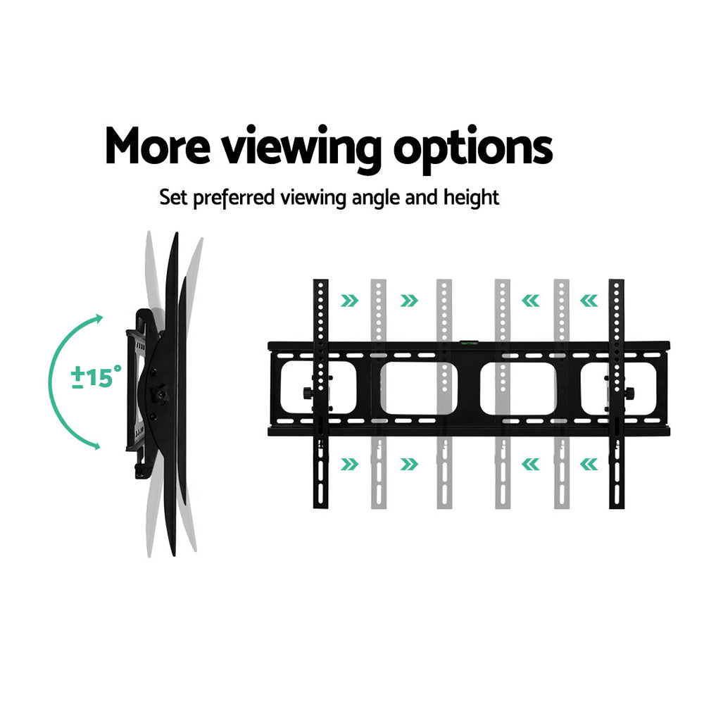 Artiss TV Wall Mount Bracket Tilt Flat Slim LED LCD Plasma 42 55 65 75 90 inch-4