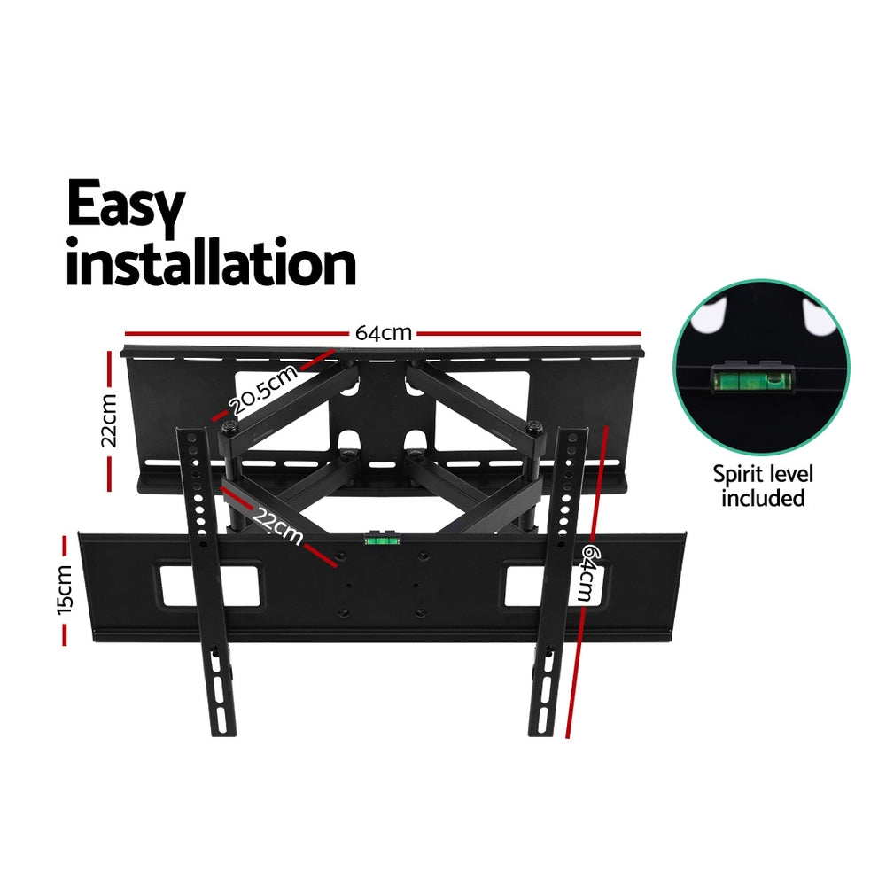 Artiss TV Wall Mount Bracket Tilt Swivel Full Motion Flat LED LCD 32 42 50 55 60 65 70 inch-1