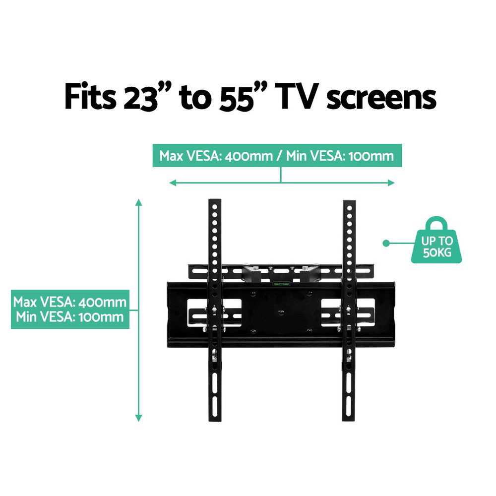 Artiss TV Wall Mount Bracket Tilt Swivel Full Motion Flat Slim LED LCD 23 32 42 50 55 inch-3