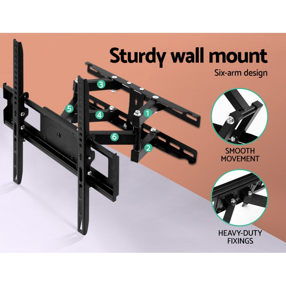 Artiss TV Wall Mount Bracket Tilt Swivel Full Motion Flat Slim LED LCD 23 32 42 50 55 inch-4
