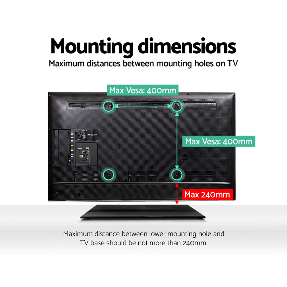 Artiss Table Top TV Swivel Mounted Stand-5