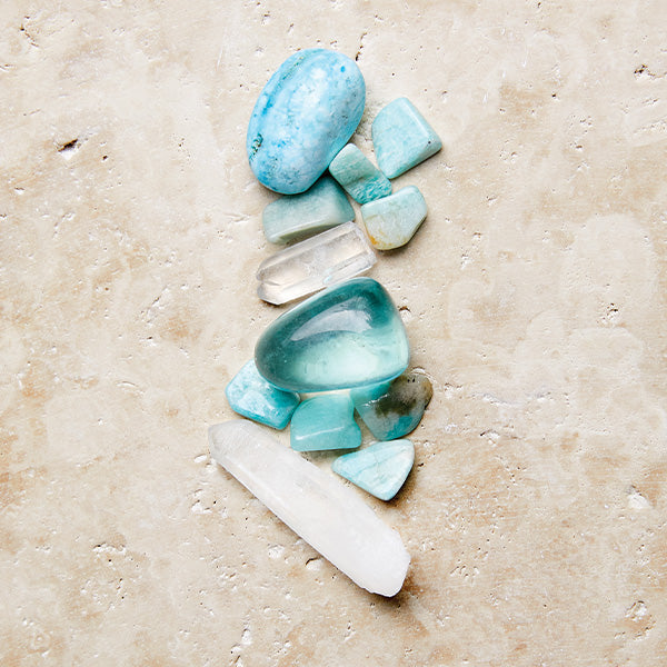 BLUE AURA Crystal Candle & Diffuser - Value Pack-1