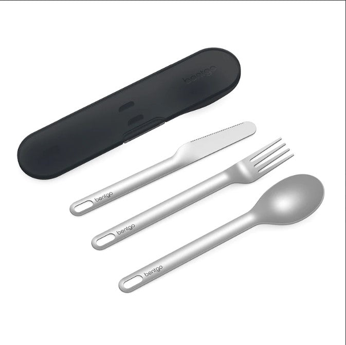 Bentgo Ss Utensil Set Cutlery Carbon-0