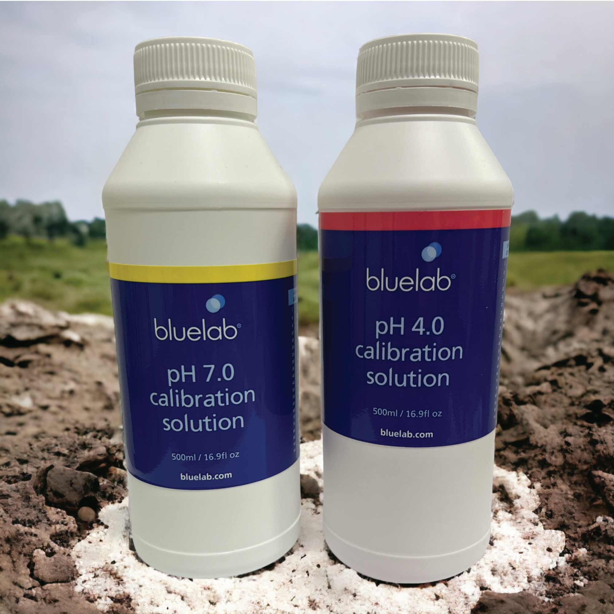 Bluelab pH4.0 pH7.0 Calibration Solution - 2 x500ml Hydroponic Soil Tester Bundle-3