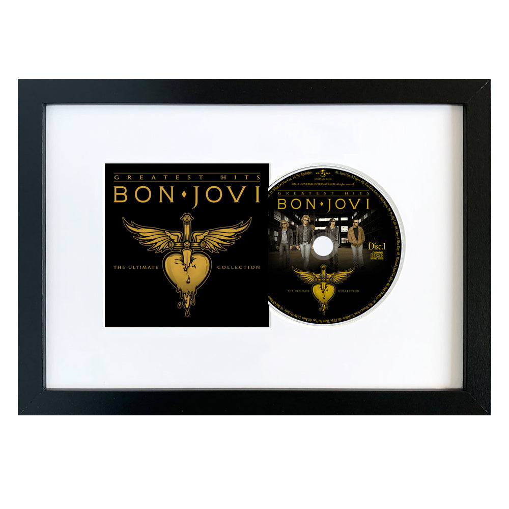 Bon Jovi - Bon Jovi Greatest Hits - CD Framed Album Art-0