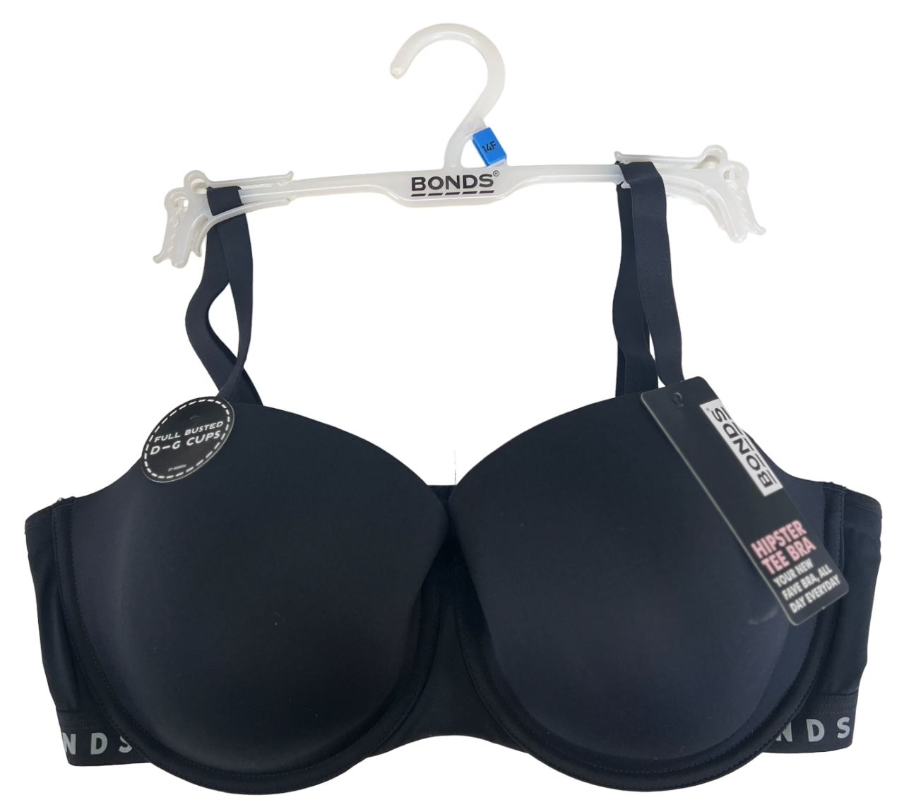 Bonds Originals Hipster Tee Bra Full Busted Black-3