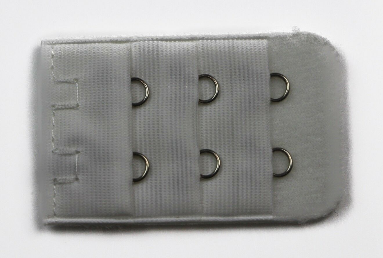 Bra Extenders 2 Hooks Strap Clip White Womens Maternity-0