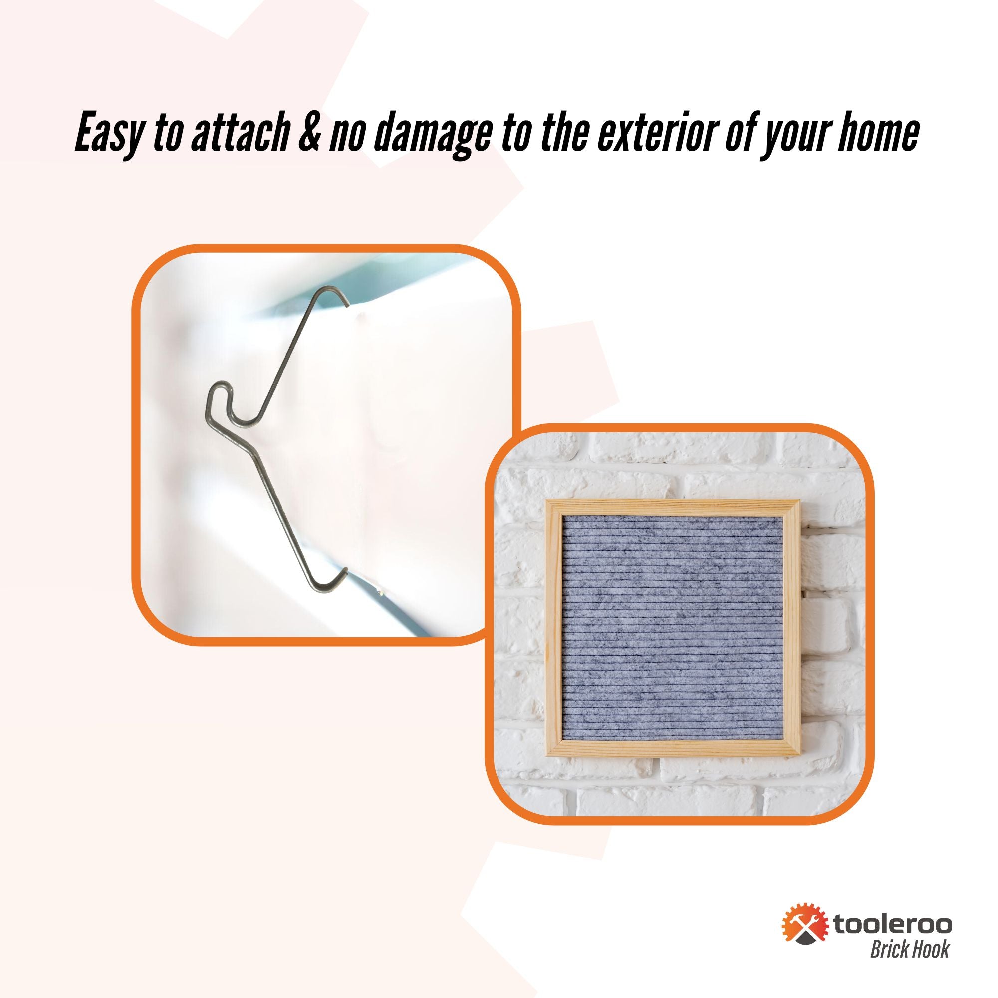 Brick Hook Hanger - Wall Crab Clip For Pictures Pot Plants-12