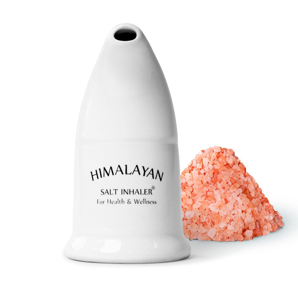 Bulk Himalayan Pink Salt Inhaler Pipe + 125g Free Coarse Salt -Pure Cyrstal Rock-0