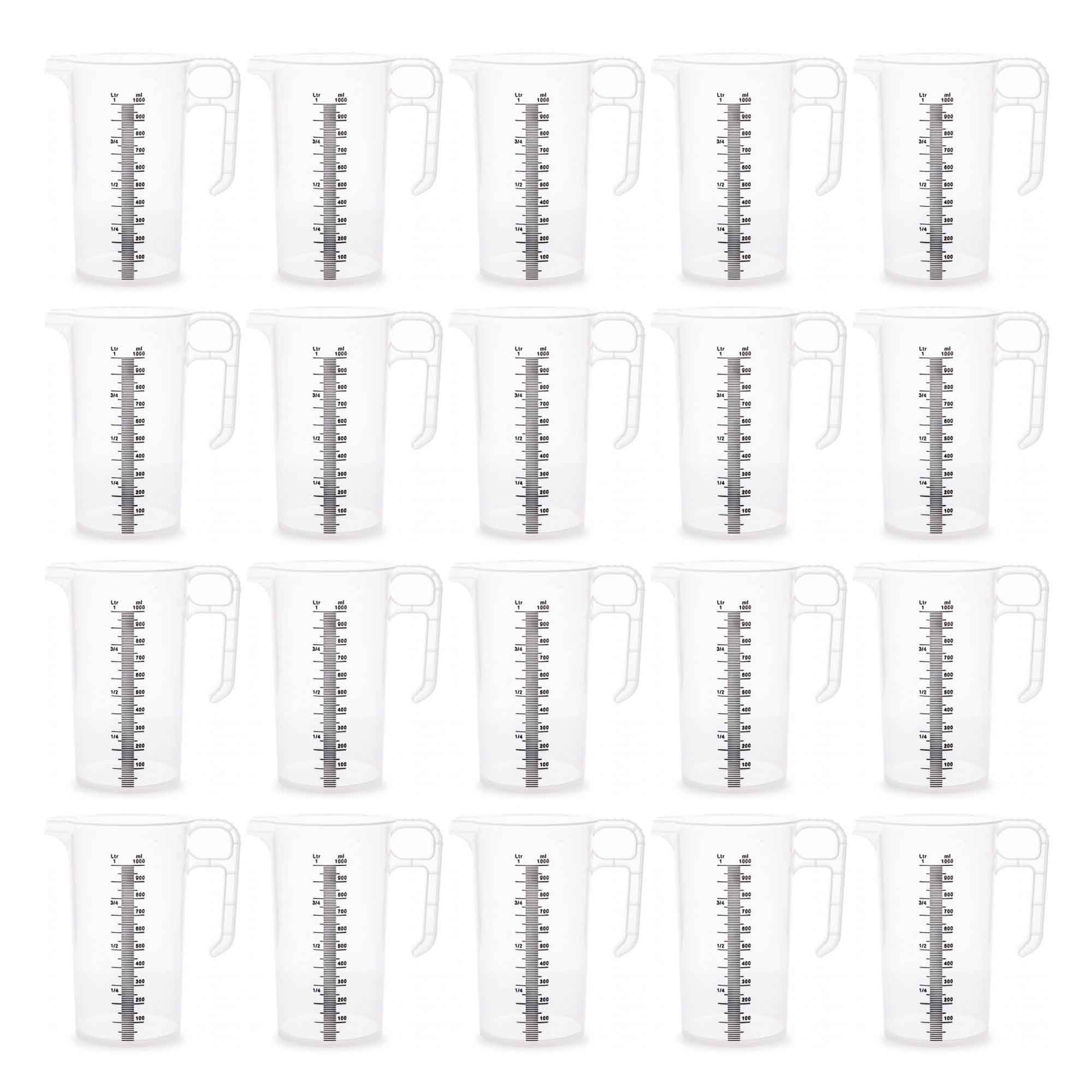Bulk Measuring Jugs Heavy Duty Clear Food Grade BPA 5 Propylene Plastic Pro-Jug-10