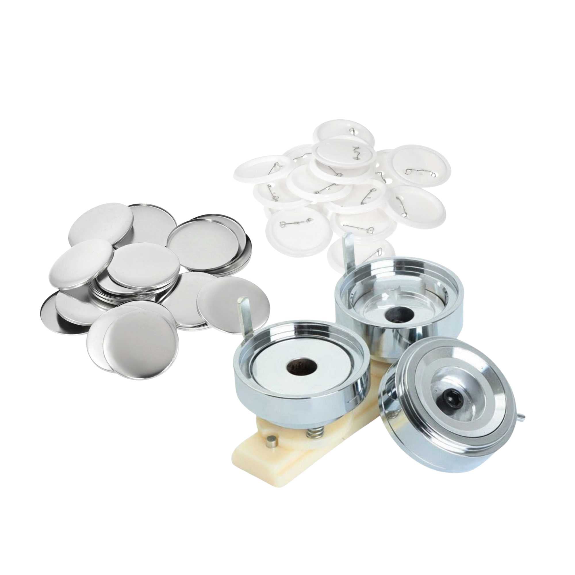 Button Badge 25mm Mould + 500x 25mm Badges - Craft DIY Hobby-0