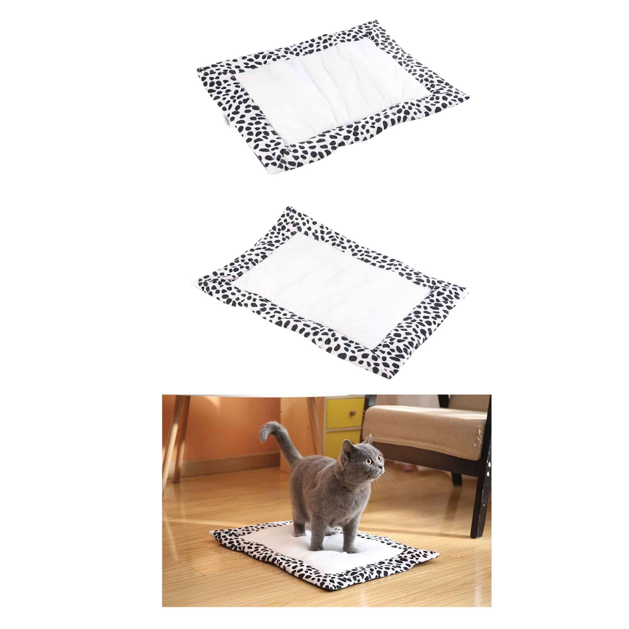 Cat Cozy Pad Heating Mat Self Warming Bed Pet Cushion Anti Slip Base 55 x 40cm-4