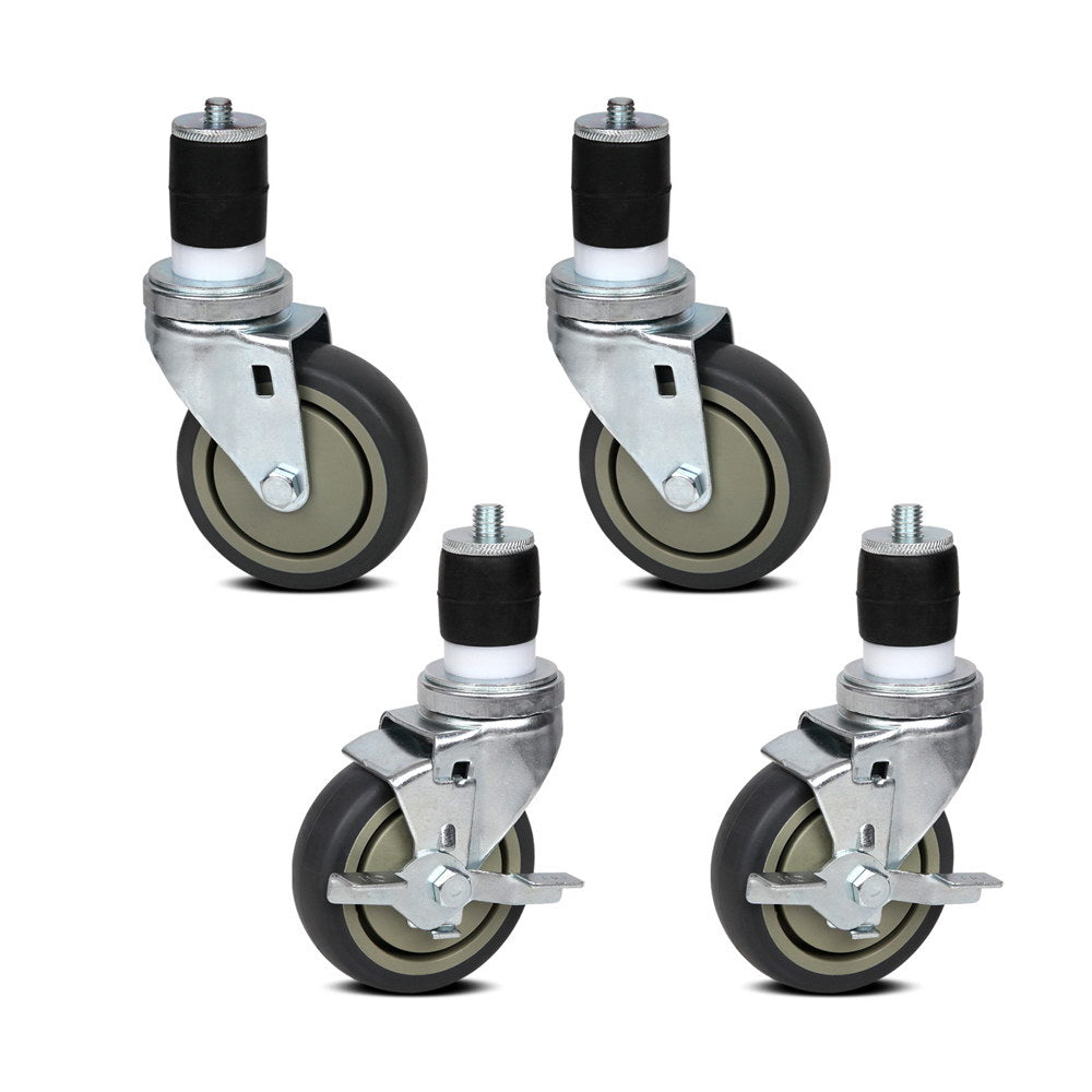 Cefito Set of 4 Swivel Castor Wheels-0