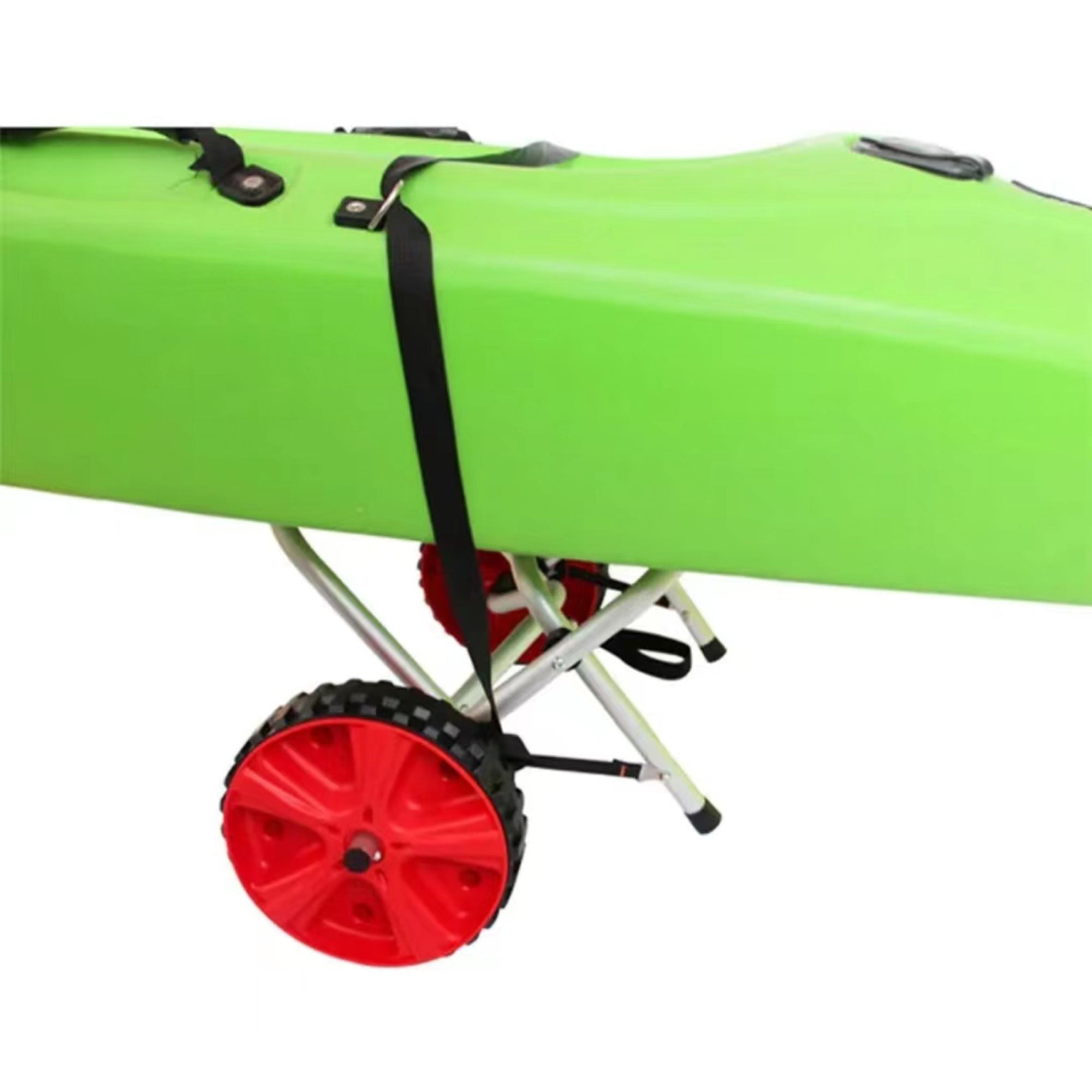Collapsible Kayak Trolley - Folding Beach Canoe Boat Transporter Cart-1