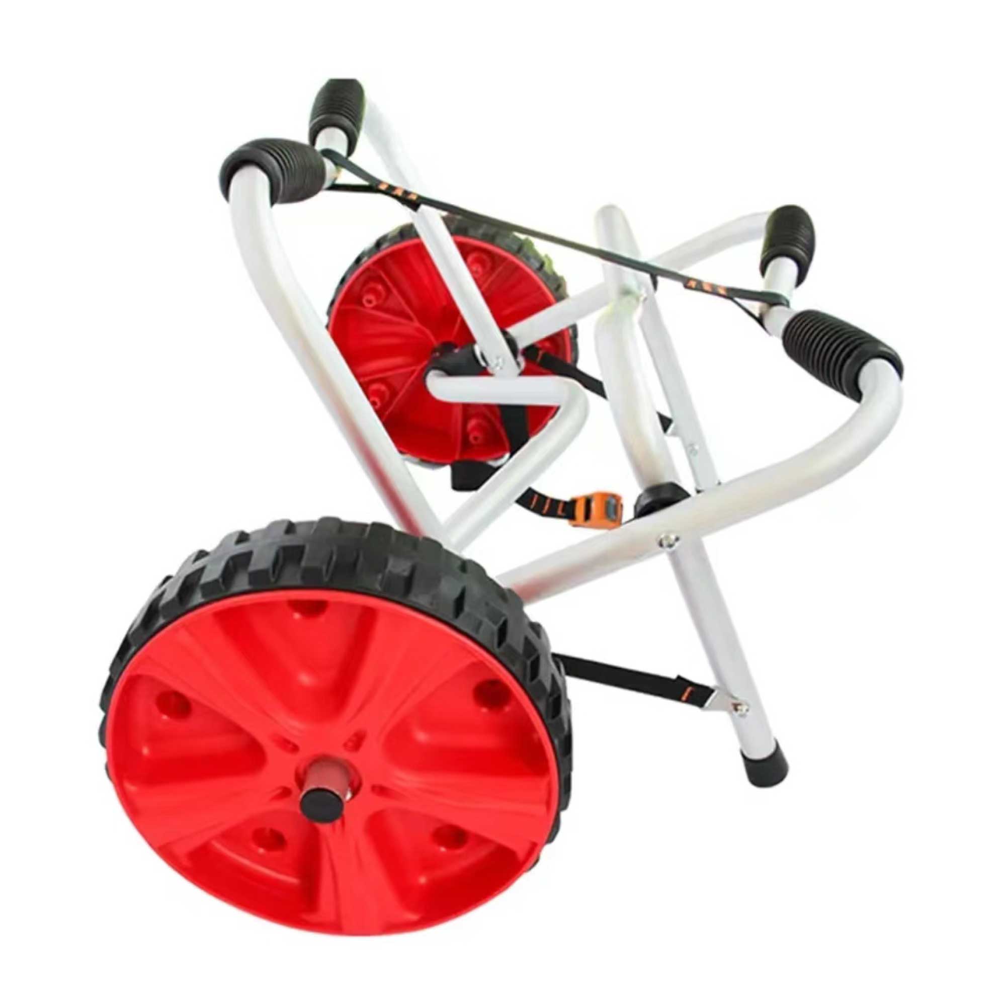 Collapsible Kayak Trolley - Folding Beach Canoe Boat Transporter Cart-0