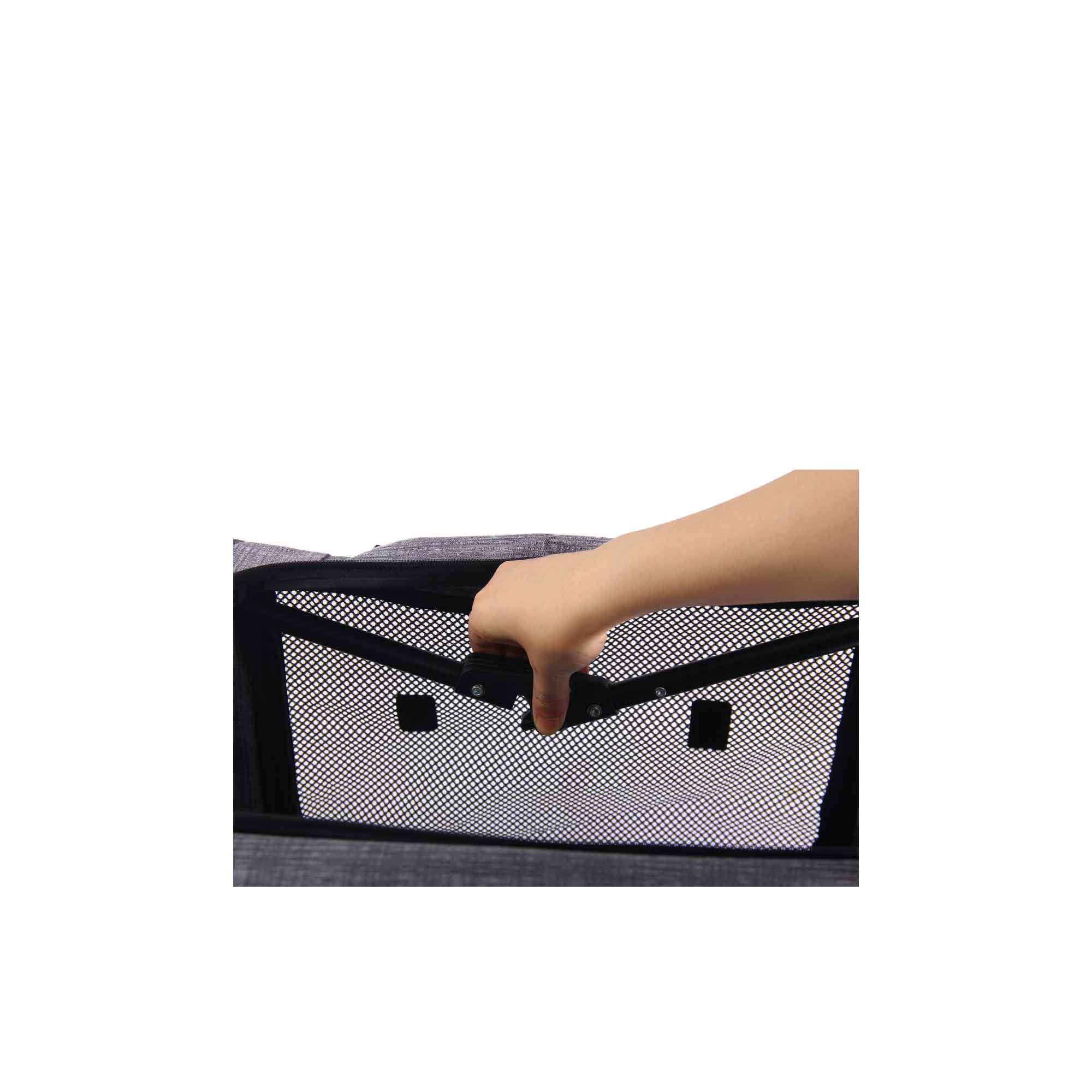Collapsible Pet Travel Crate - Large Dog Cat Soft Foldable Portable Car Carrier-9